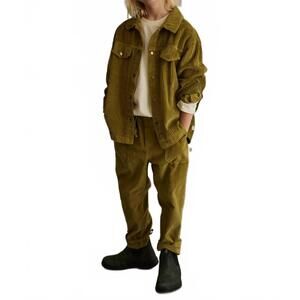 NEW COZMO kid's ric pull-on pants in green